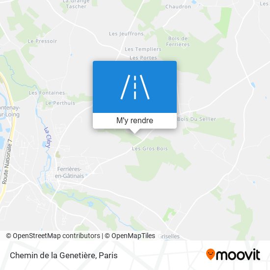 Chemin De La Genetière plan