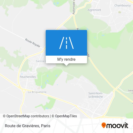 Route de Gravières plan