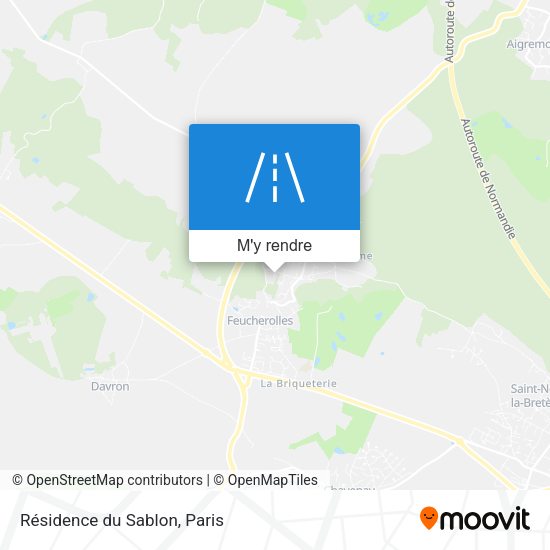 Résidence du Sablon plan