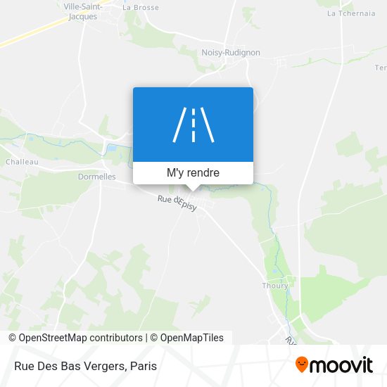 Rue Des Bas Vergers plan