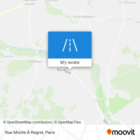 Rue Monte À Regret plan