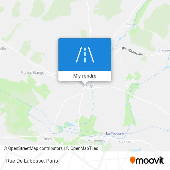 Rue De Labosse plan