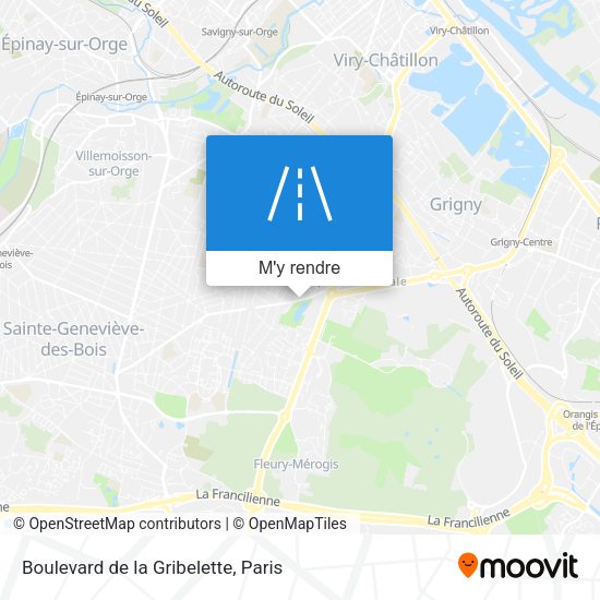 Boulevard de la Gribelette plan