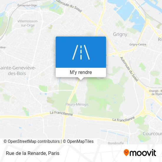 Rue de la Renarde plan