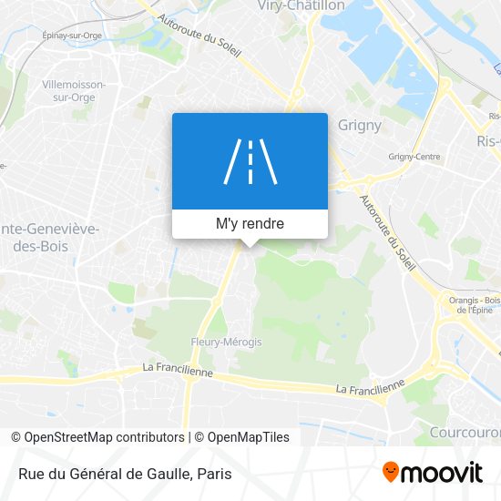 Rue du Général de Gaulle plan