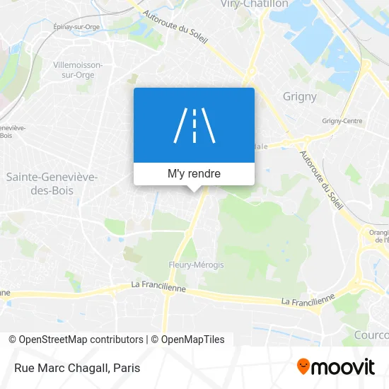 Rue Marc Chagall plan