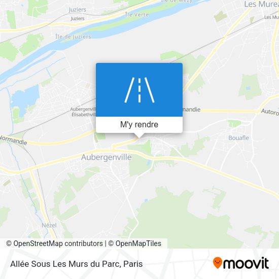 Allée Sous Les Murs du Parc plan