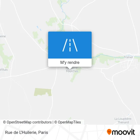 Rue de L'Huilerie plan