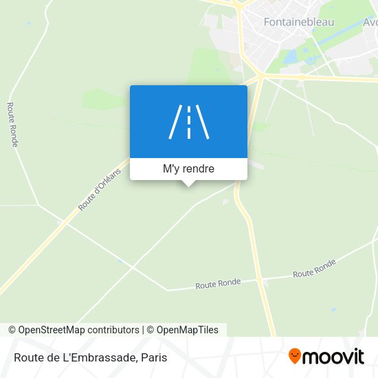 Route De L'Embrassade plan
