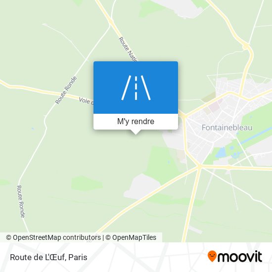 Route De L'Œuf plan