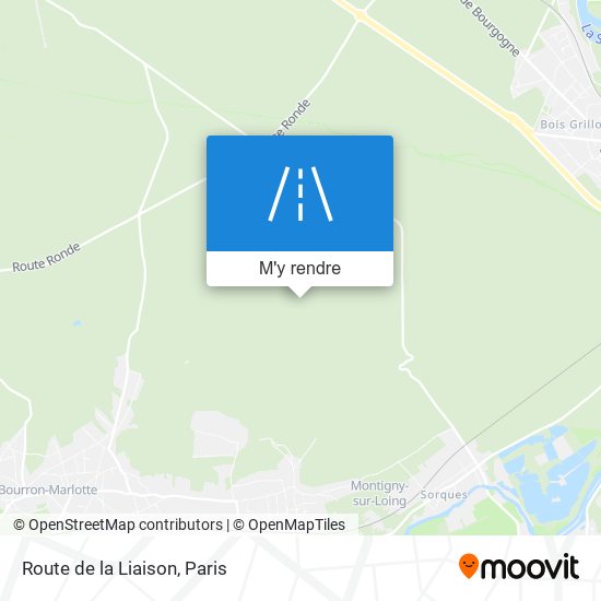 Route De La Liaison plan