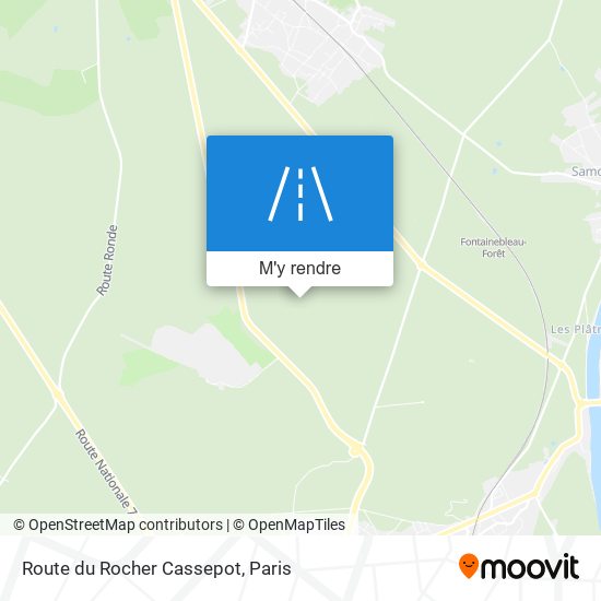 Route Du Rocher Cassepot plan