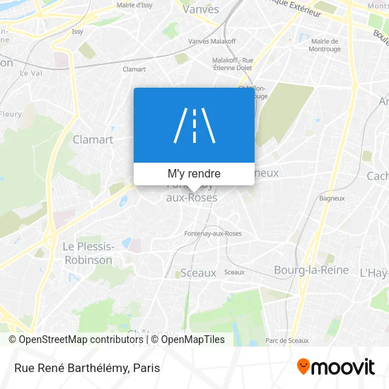 Rue René Barthélémy plan
