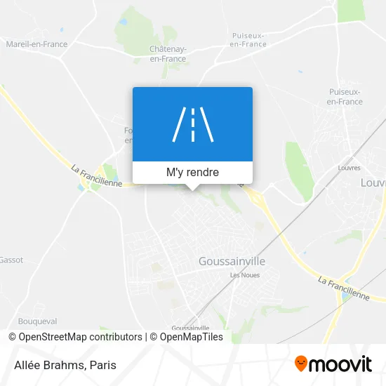 Allée Brahms plan