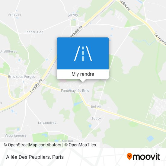 Allée Des Peupliers plan