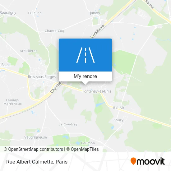 Rue Albert Calmette plan