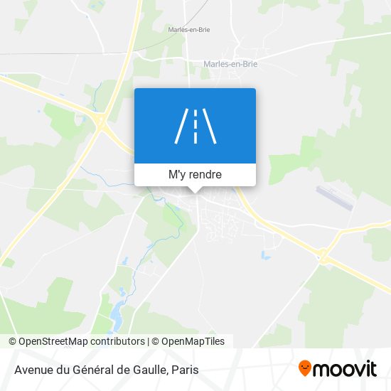 Avenue du Général de Gaulle plan