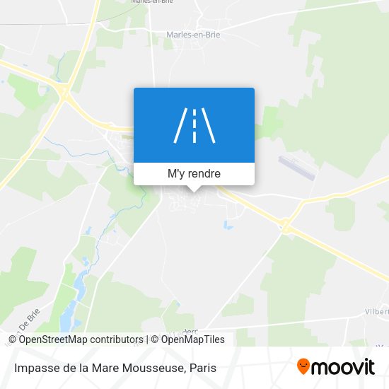Impasse de la Mare Mousseuse plan