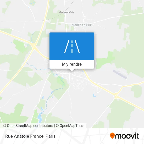 Rue Anatole France plan