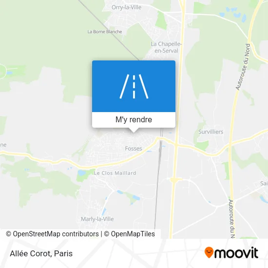 Allée Corot plan