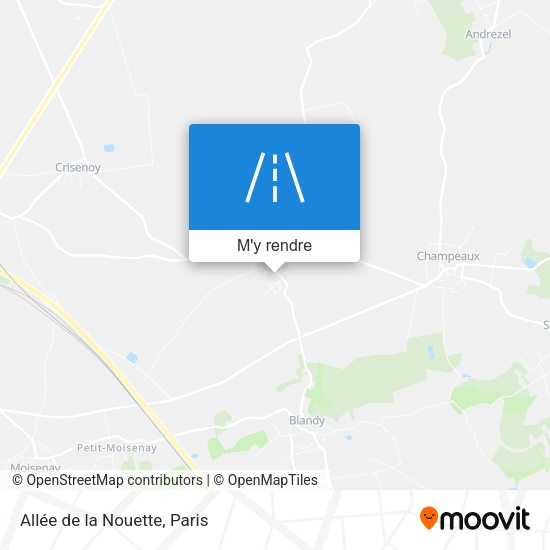 Allée de la Nouette plan