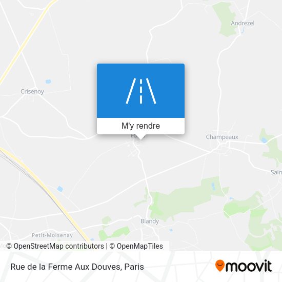 Rue de la Ferme Aux Douves plan