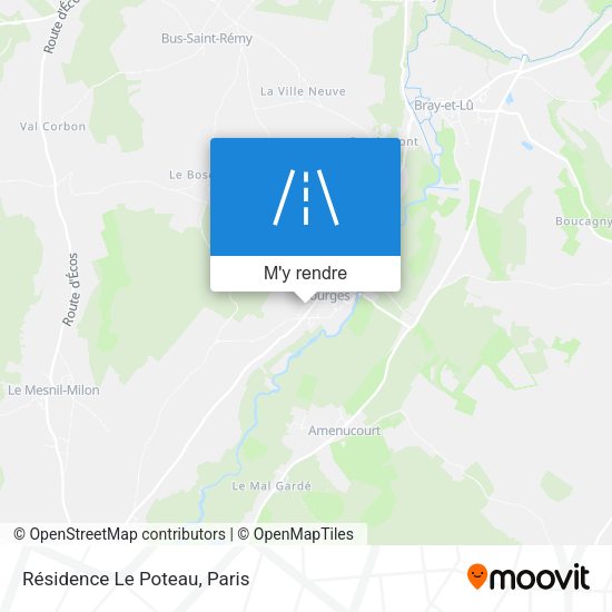 Résidence Le Poteau plan