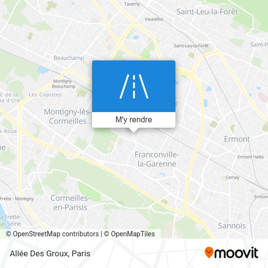 Allée Des Groux plan
