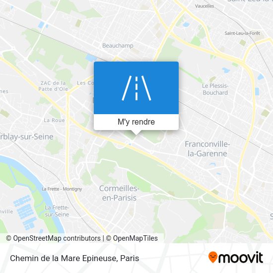 Chemin de la Mare Epineuse plan