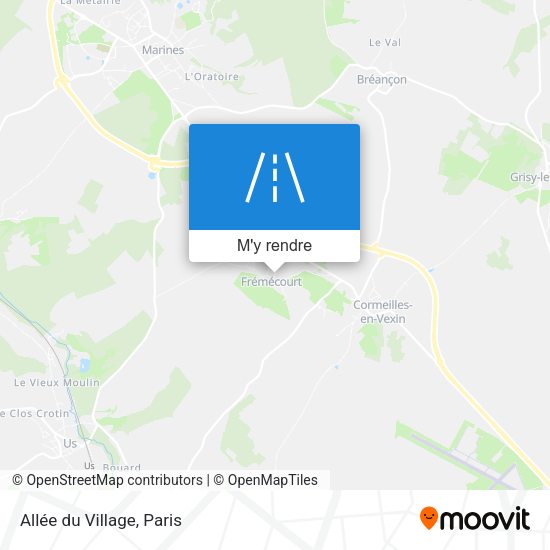 Allée du Village plan
