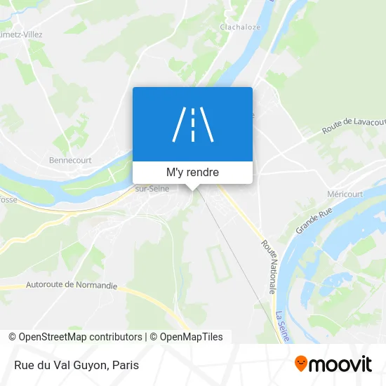 Rue du Val Guyon plan