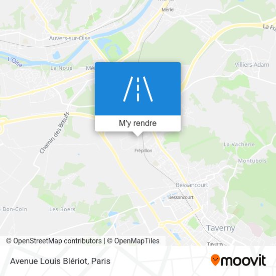 Avenue Louis Blériot plan