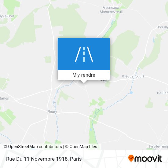 Rue Du 11 Novembre 1918 plan