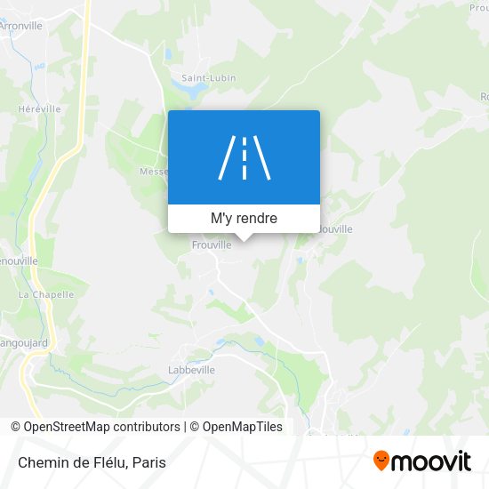 Chemin de Flélu plan