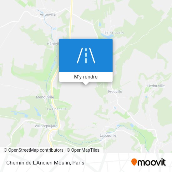 Chemin de L'Ancien Moulin plan