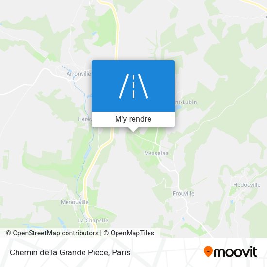 Chemin de la Grande Pièce plan