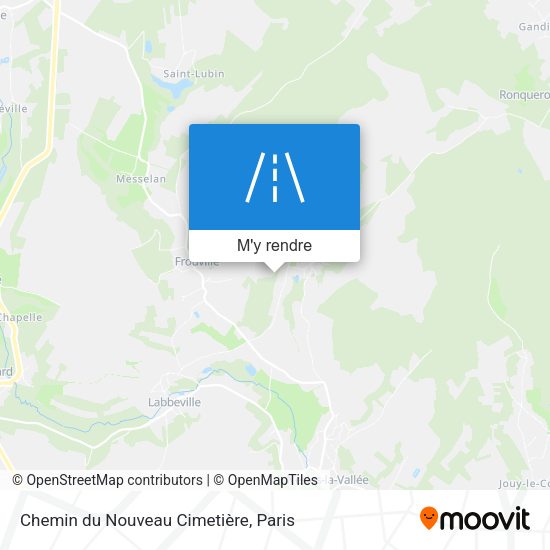 Chemin du Nouveau Cimetière plan
