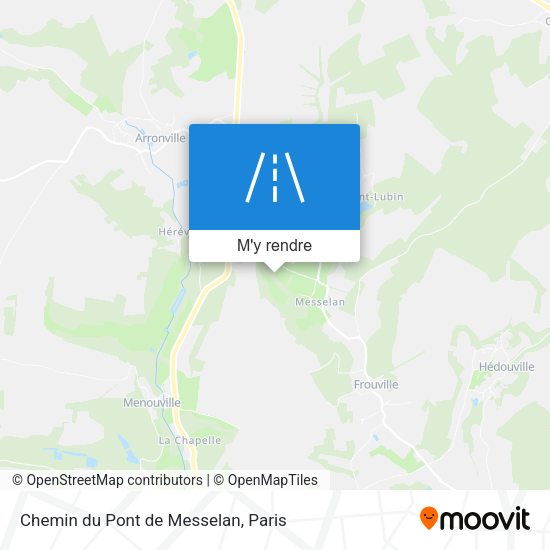 Chemin du Pont de Messelan plan