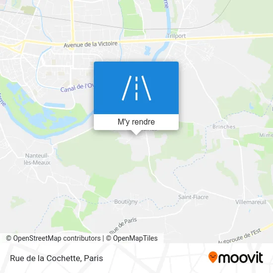 Rue de la Cochette plan