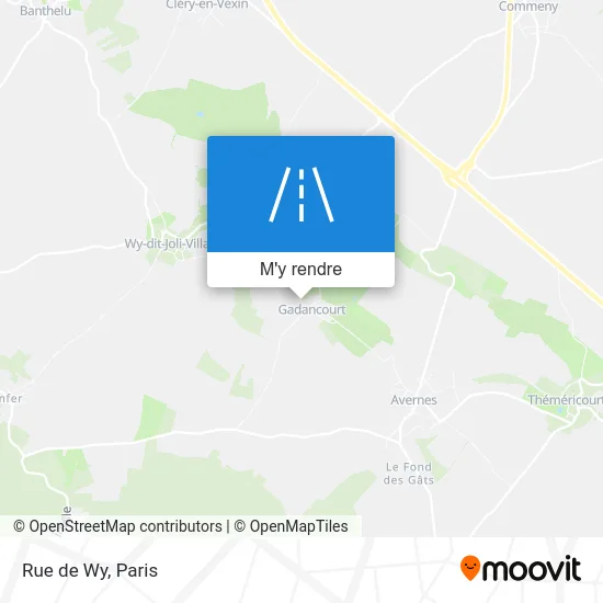 Rue de Wy plan