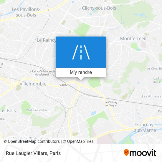 Rue Laugier Villars plan