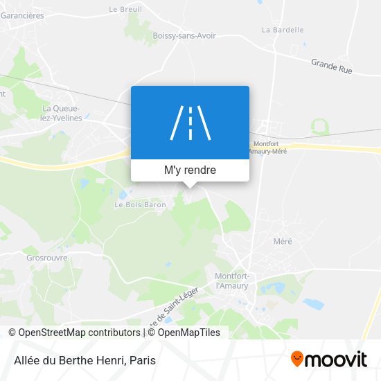 Allée du Berthe Henri plan