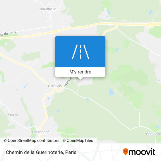 Chemin de la Guerinoterie plan