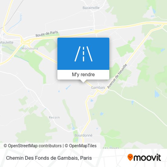 Chemin Des Fonds de Gambais plan