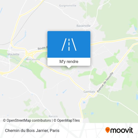 Chemin du Bois Jarrier plan