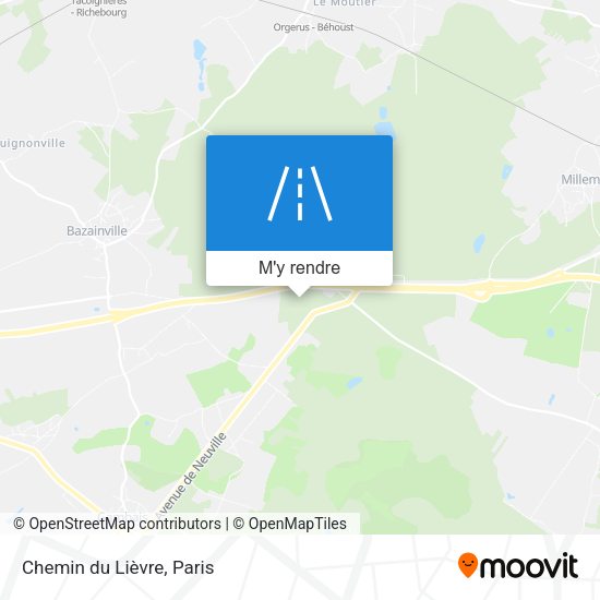 Chemin du Lièvre plan