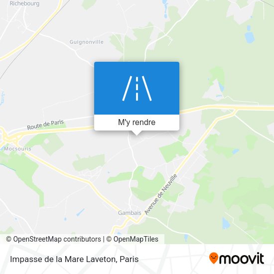 Impasse de la Mare Laveton plan