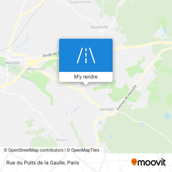 Rue du Puits de la Gaulle plan