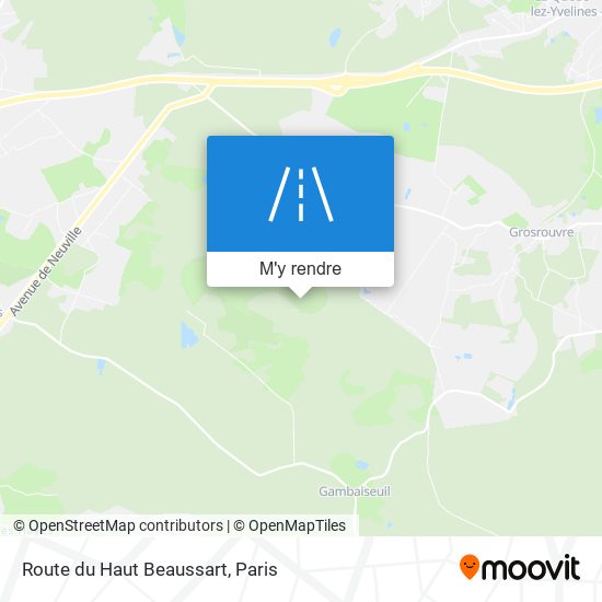 Route Du Haut Beaussart plan
