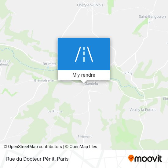 Rue Du Docteur Pénit plan